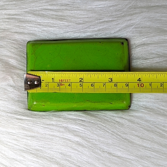 Rose Medallion Chinese Famille Enamelware Cloisonne Trinket Pin Tray - Picture 2 of 4